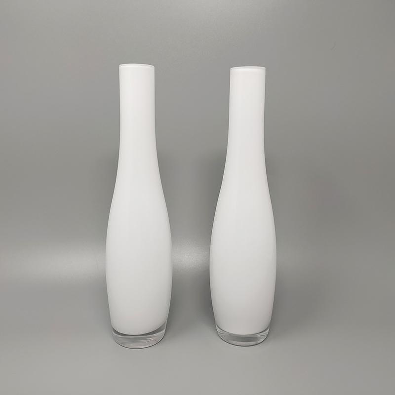 1970s Pair Of Vases By Dogi In Murano Glass Made In Italy