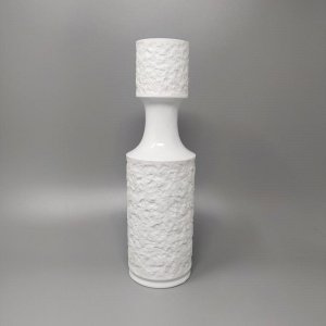 1970s Space Age White Vase In Bavaria Porcelain Made In Germany