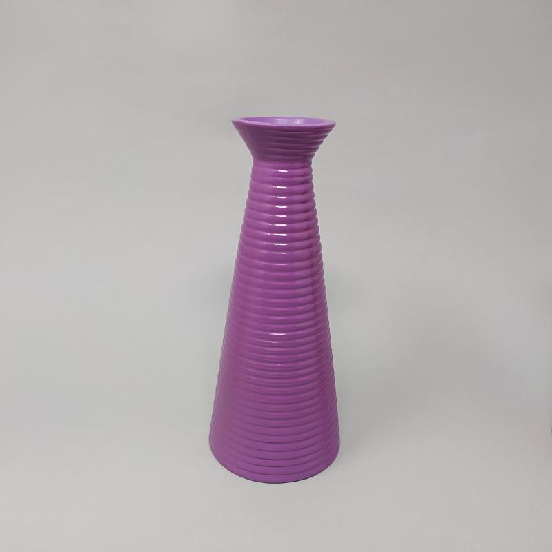 1980s Set of 3 Vases in Ceramic Made in Italy