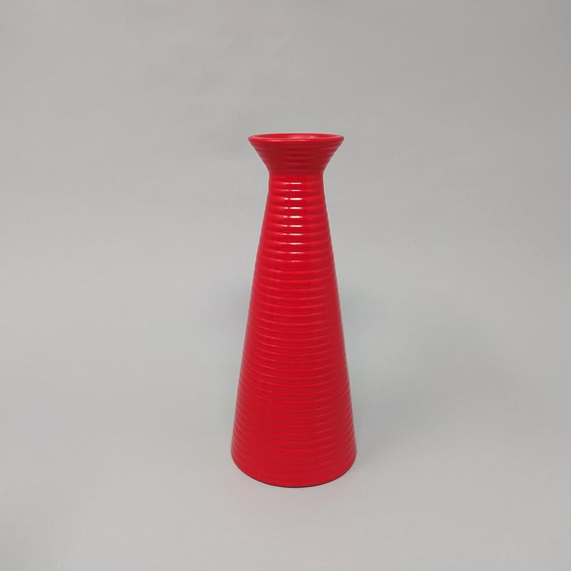 1980s Set of 3 Vases in Ceramic Made in Italy