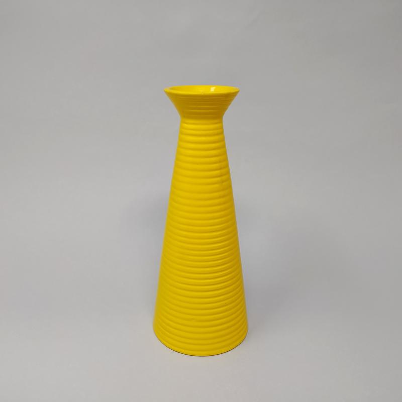 1980s Set of 3 Vases in Ceramic Made in Italy