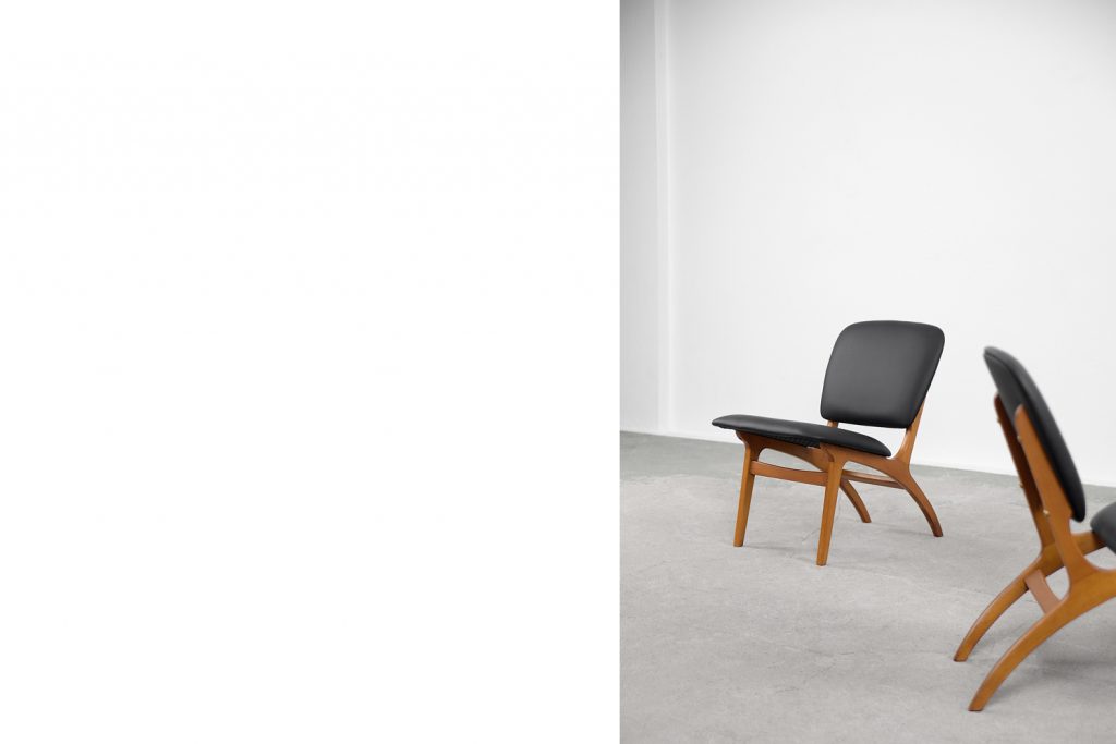 Mid-Century Modern Vintage Swedish Jylland Chairs from Jio Möbler, 1953, Set of 2