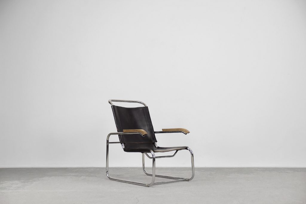 Early Bauhaus B35 Chair by Marcel Breuer for Thonet, 1930s
