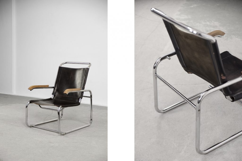Early Bauhaus B35 Chair by Marcel Breuer for Thonet, 1930s