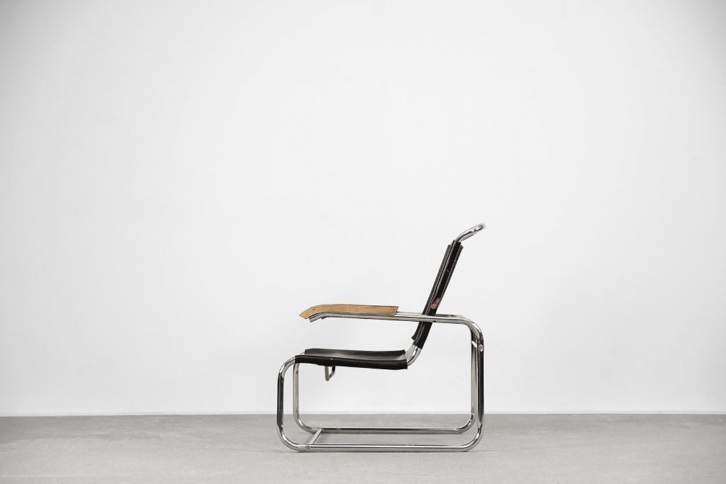 Early Bauhaus B35 Chair by Marcel Breuer for Thonet, 1930s