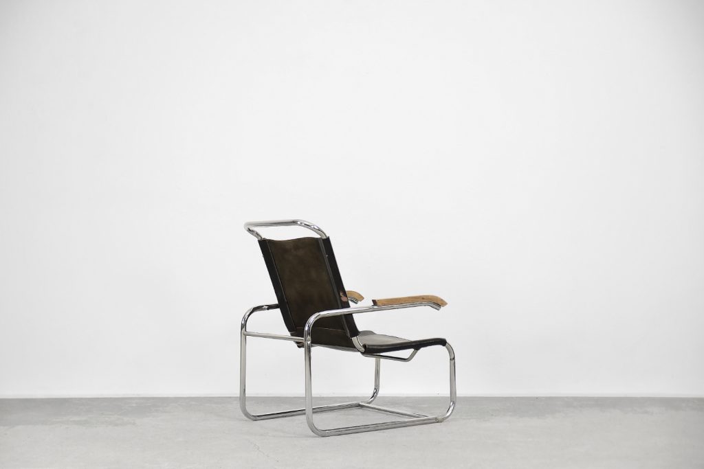 Early Bauhaus B35 Chair by Marcel Breuer for Thonet, 1930s