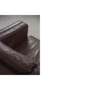 Vintage Scandinavian Leather Sofas, 1970s, Set of 2