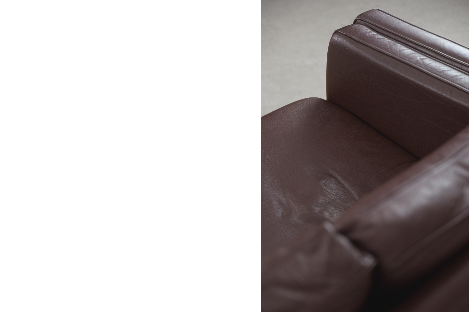 Vintage Scandinavian Leather Sofas, 1970s, Set of 2