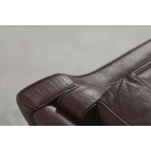 Vintage Scandinavian Leather Sofas, 1970s, Set of 2