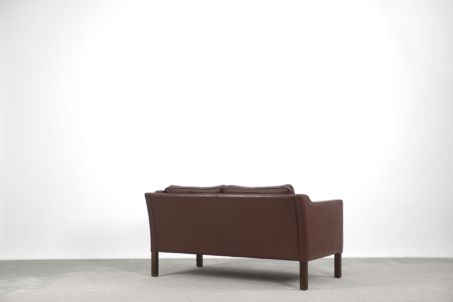 Vintage Scandinavian Leather Sofas, 1970s, Set of 2