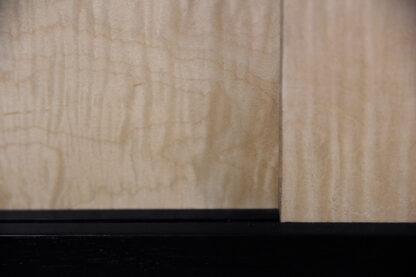 Mid-Century Scandinavian Black and Maple Sideboard, 1960s - Image 6