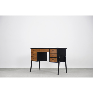 Vintage Swedish Mid-Century Modern Teak Desk, 1960s