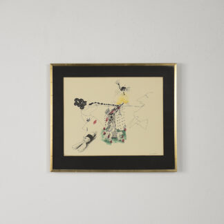 Vintage Color Lithograph by Carl Fredrik Reuterswärd, Abrakadabra, 1990