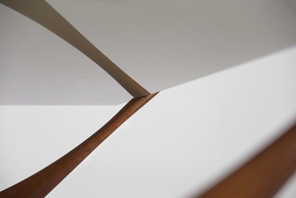 Mid-Century Scandinavian Walnut Condor Coffee Table by Fredrik Schriever-Abeln for Örebro Glass, 1960s