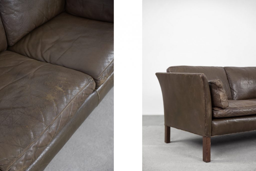 Mid-Century Modern Vintage Leather Cromwell Sofa by Arne Norell, 1960s