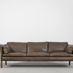 Mid-Century Modern Vintage Leather Cromwell Sofa by Arne Norell, 1960s