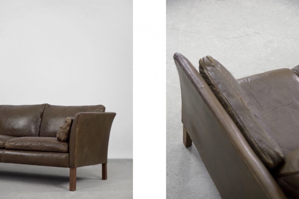 Mid-Century Modern Vintage Leather Cromwell Sofa by Arne Norell, 1960s