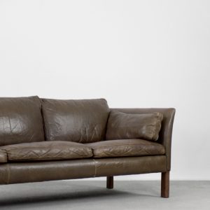 Mid-Century Modern Vintage Leather Cromwell Sofa by Arne Norell, 1960s