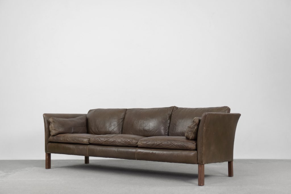 Mid-Century Modern Vintage Leather Cromwell Sofa by Arne Norell, 1960s