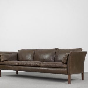 Mid-Century Modern Vintage Leather Cromwell Sofa by Arne Norell, 1960s