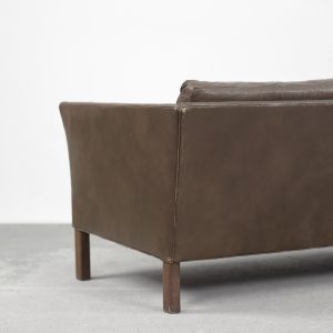 Mid-Century Modern Vintage Leather Cromwell Sofa by Arne Norell, 1960s