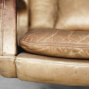 Leather Swivel Chairs by Carl Straub, 1950s, Set of 2