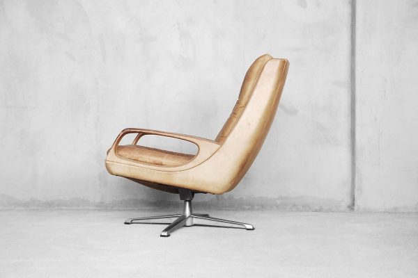 Leather Swivel Chairs by Carl Straub, 1950s, Set of 2 - Image 20
