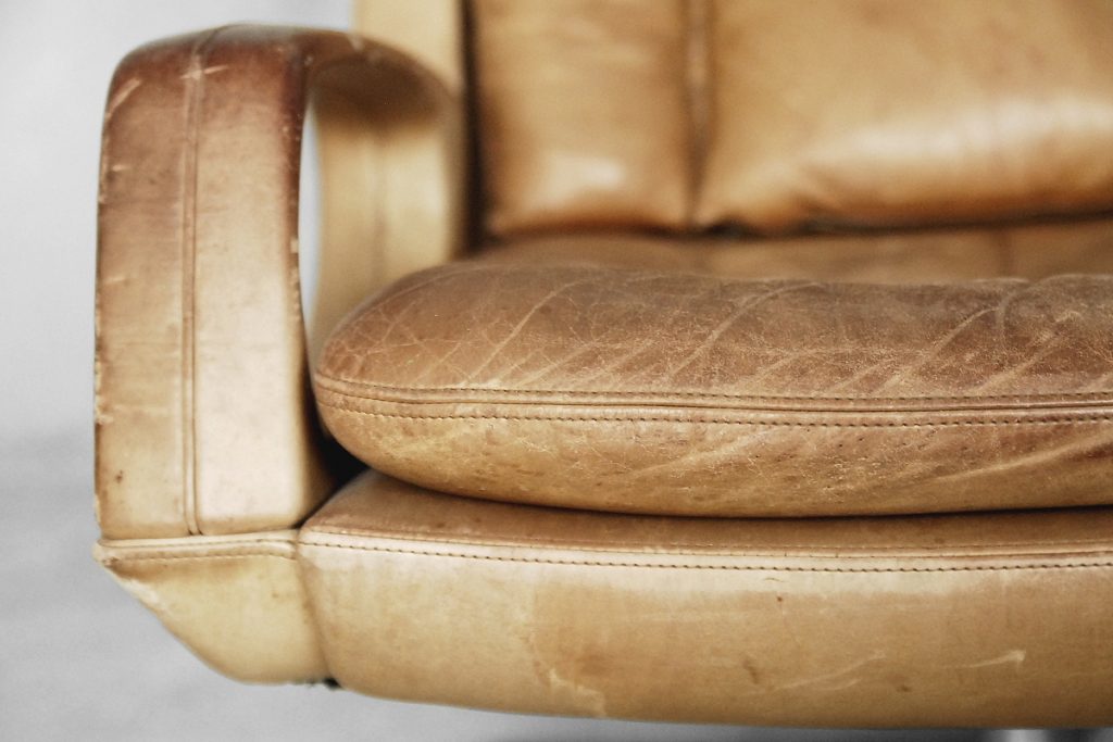 Leather Swivel Chairs by Carl Straub, 1950s, Set of 2