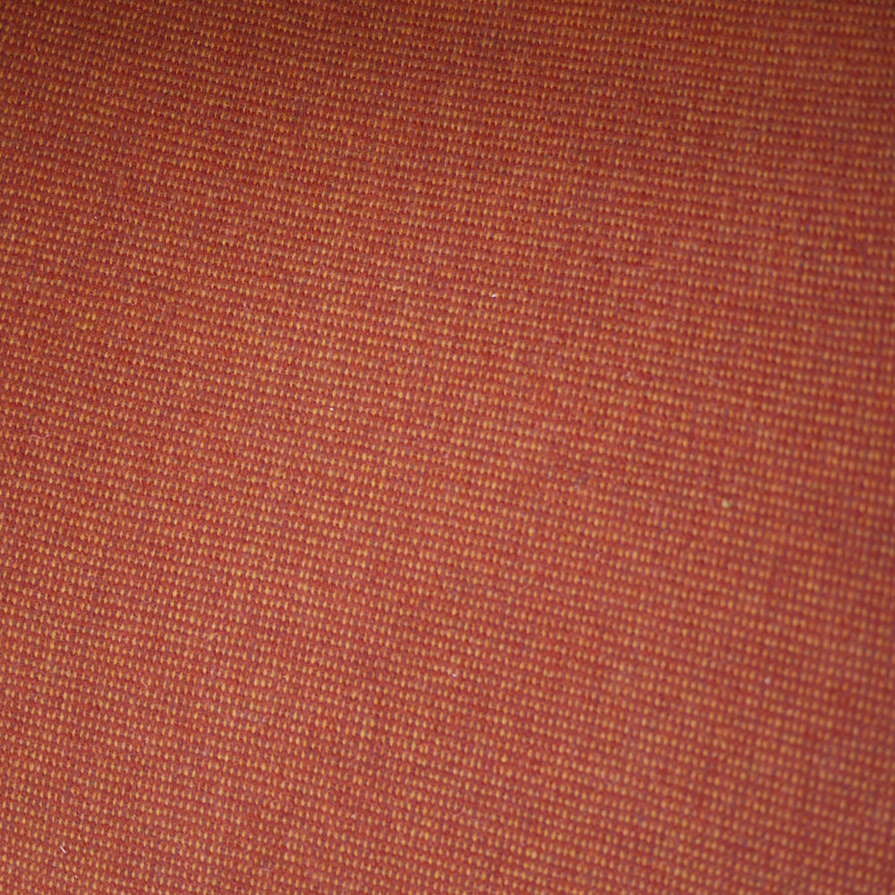 Dark Orange Bucket Chairs In Handwoven Fabric, 1960s, Set Of 2