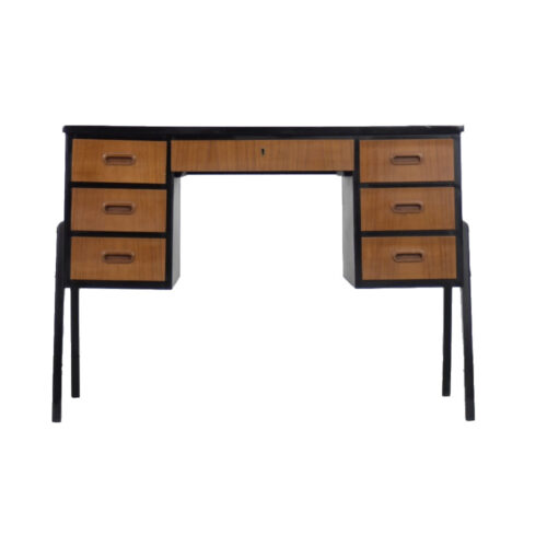 Vintage Swedish Mid-Century Modern Teak Desk, 1960s