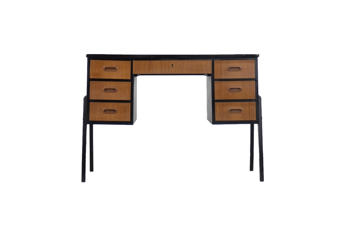 Vintage Swedish Mid-Century Modern Teak Desk, 1960s