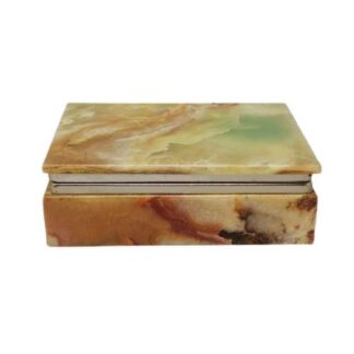 1960s Vintage Alabaster Box Made In Italy