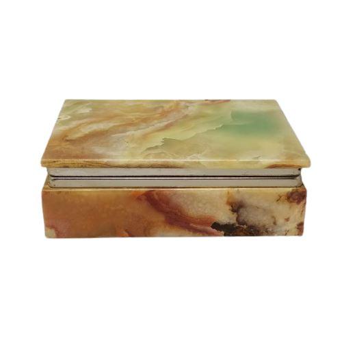 1960s Vintage Alabaster Box Made In Italy