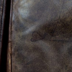 Large Antique Brown Leather Chesterfield Sofa, 1920s