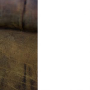 Large Antique Brown Leather Chesterfield Sofa, 1920s