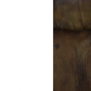 Large Antique Brown Leather Chesterfield Sofa, 1920s