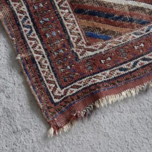 Antique Middle Eastern Hand-Woven Shiraz Rug, 1890s