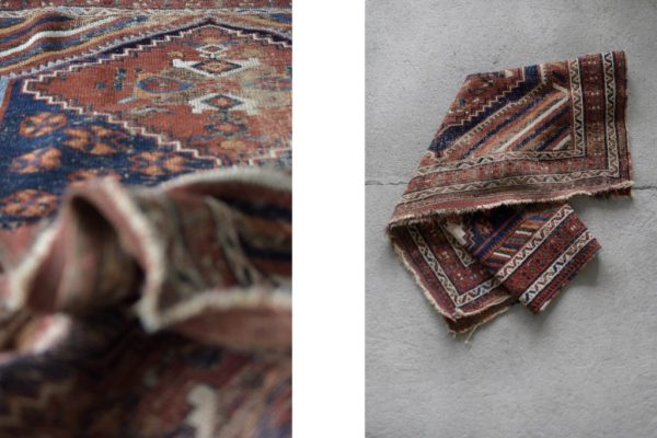 Antique Middle Eastern Hand-Woven Shiraz Rug, 1890s - Image 15