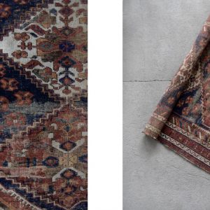 Antique Middle Eastern Hand-Woven Shiraz Rug, 1890s