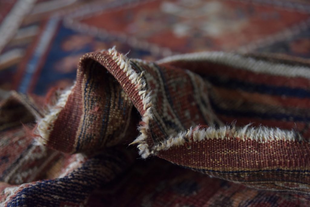 Antique Middle Eastern Hand-Woven Shiraz Rug, 1890s