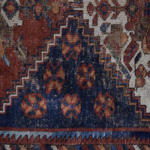 Antique Middle Eastern Hand-Woven Shiraz Rug, 1890s