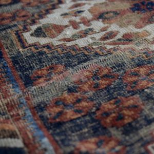 Antique Middle Eastern Hand-Woven Shiraz Rug, 1890s