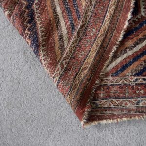 Antique Middle Eastern Hand-Woven Shiraz Rug, 1890s
