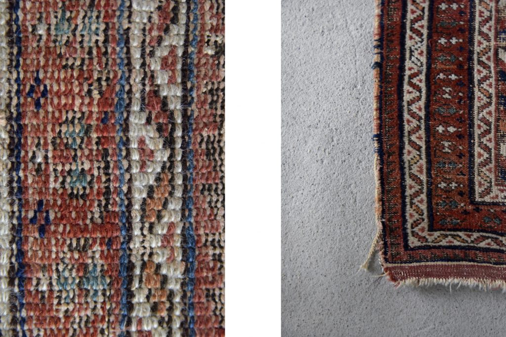 Antique Middle Eastern Hand-Woven Shiraz Rug, 1890s