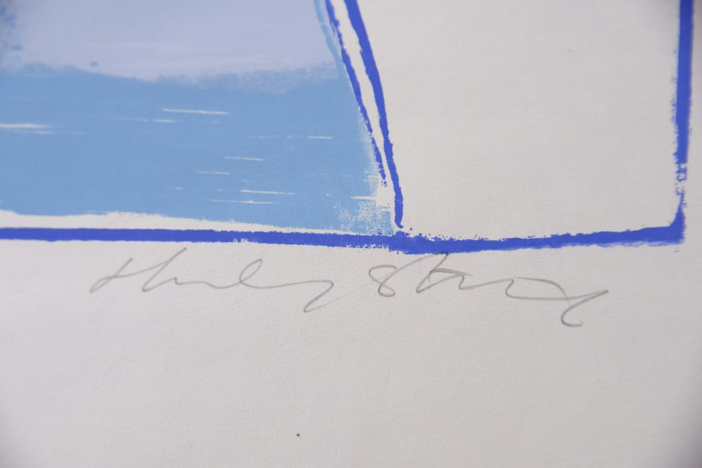 Abstractive Modern Colored Lithograph by Hardy Strid, 1950s
