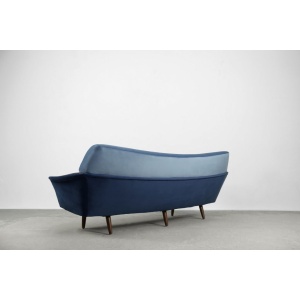 Modernist Scandinavian Velvet Living Room Set by Holm Fabriker AB, 1960s
