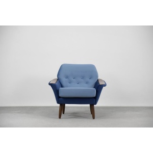 Modernist Scandinavian Velvet Living Room Set by Holm Fabriker AB, 1960s