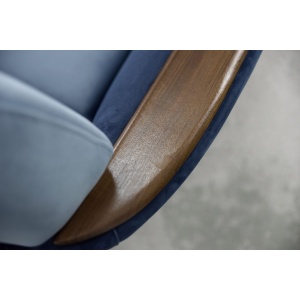 Modernist Scandinavian Velvet Living Room Set by Holm Fabriker AB, 1960s