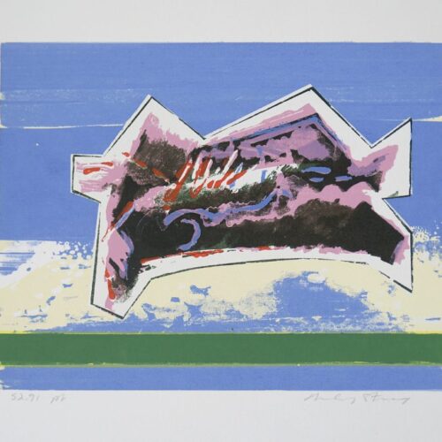 Color Lithograph on Fabriano Paper by Hardy Strid, 1950s