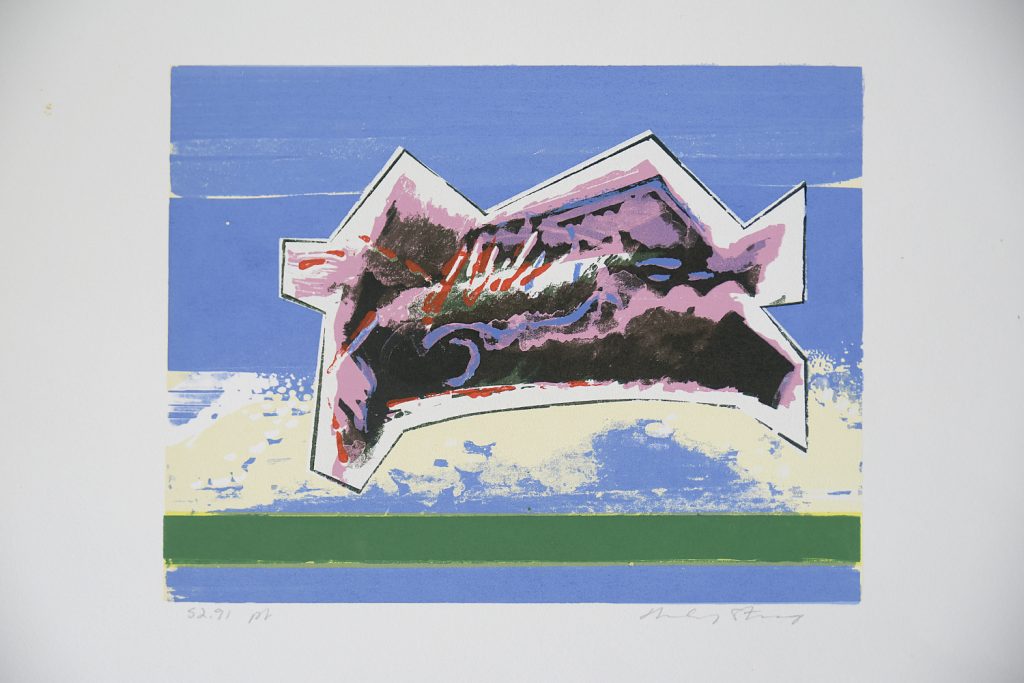 Color Lithograph on Fabriano Paper by Hardy Strid, 1950s